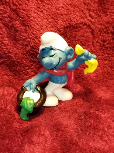 Figurine schtroumpf magicien - figurine,