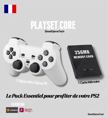 Manette ps2 sans - sans, +