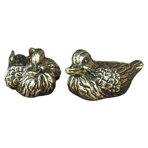 Figurine canard mandarin en - de,