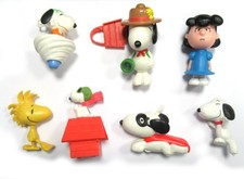 Snoopy Peanuts Mcdonald Lot 7 Figurine Happy Meal Personnages Années 2000 Variés