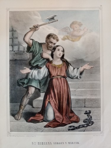 Santa bibiana viviana vierge - bibiana,