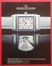 Press advertising for JAEGER-LECOULTRE 2006 REVERSO LADY JEWELLERY watch