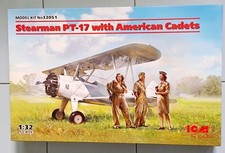 ICM N° 32051 1:32 STEARMAN PT-17 WITH AMERICAN CADETS