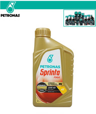1 litre Huile Moteur 4T Petronas Sprinta F900 10W40 100% Stynthétique Scooter