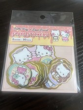 Stickers flocons Sanrio Hello Kitty 30 pièces Japon seulement Kawaii Cute...