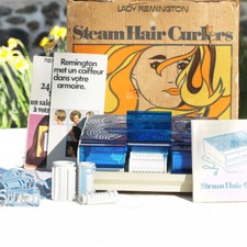 Lady Remington Steam Hair Curlers Steam Heated Curlers Boxed Vintage