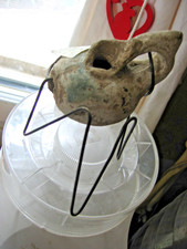 RARE LAMPE A HUILE ANTIQUE