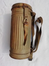 WH NEUTRALIZED GAS MASK - Ml30 - 3 TONE CAMOUFLAGED! DATED 1942 VGC++ Germany