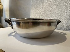 Ancien Plat Ercuis Métal Argenté Saladier