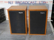 Matched pair Rogers ls3/5a speakers (original) 15ohm 25watt speakers (ref 3)