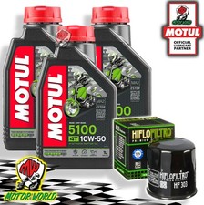 TAGLIANDO 3L MOTUL 5100 10W50 + FILTRE À HUILE Yamaha 350 Bruin Hunter 4x4 2006