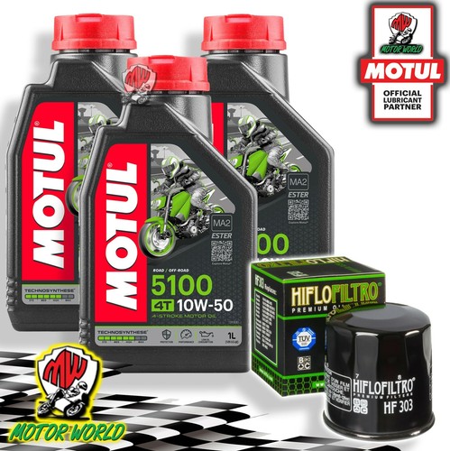 Tagliando motul 5100 10w50 - 3l,