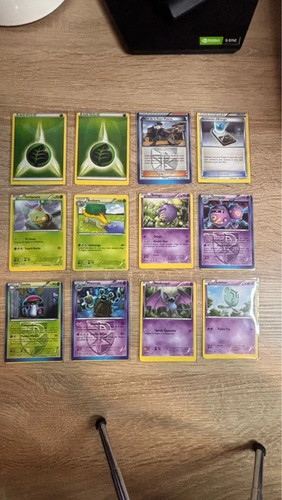 Cartes pokémon miscut lot - cartes, de