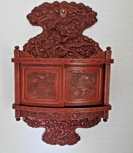 Etagère laque cinabre - laque, de