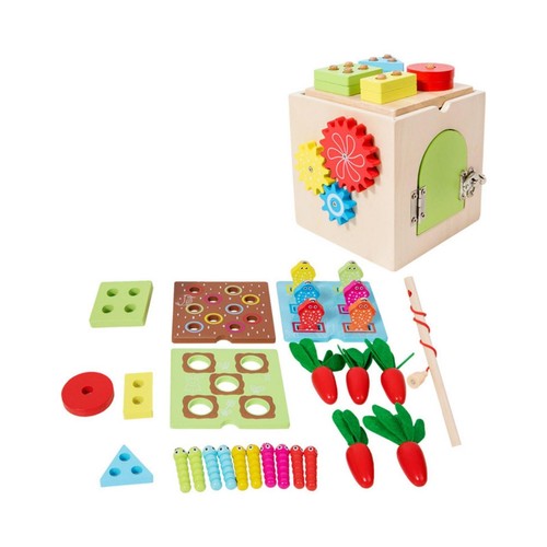 Cube activités bois - cube, d'activités