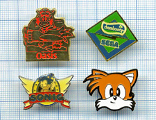 Lot Pin's GAMES video games retrogaming Sonic HEDGEHOG SEGA Tails Hugo Delire FR3