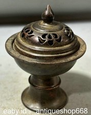 3.2" rare vieux chinois cuivre