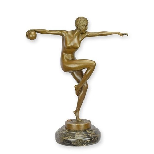 Sculpture danseuse avec - sculpture,