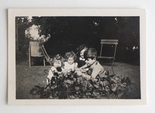 Enfants jardin, transats