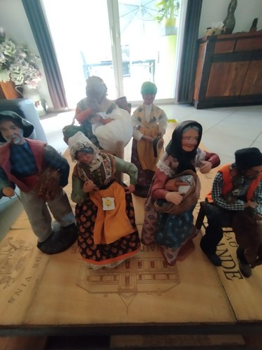 Lot veritables santons - 6,