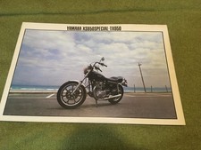 Yamaha XS650 Special TX650 Original Motorcycle Brochure Vintage 1970s Catalog