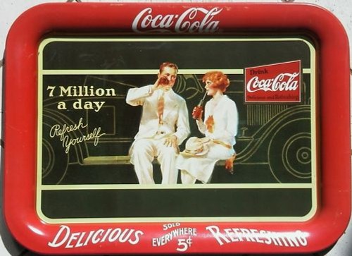 Coca cola plateau 1990 - coca-cola,