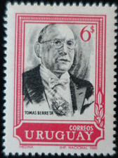 TIMBRE d' URUGUAY - PRÉSIDENT