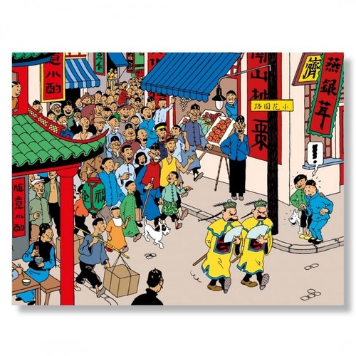 Poster tintin dupond et - tintin,,