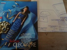 T14 PATRON POUPEE BARBIE MODES ET TRAVAUX"  COSTUME DEGUISEMENT CLEOPATRE 1995
