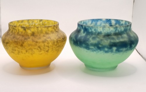 Paire vases boule - boule, en