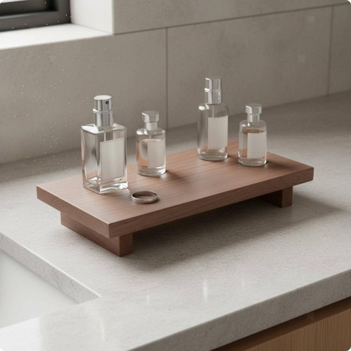 Présentoir parfums bois - à, en