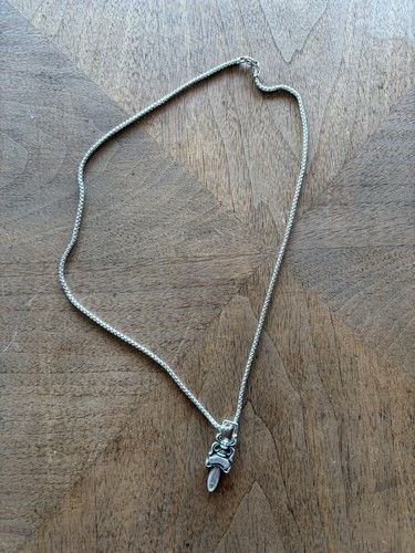 Chrome hearts necklace double - hearts,