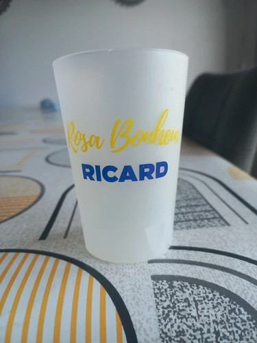 Rare gobelet ricard rosa - gobelet,