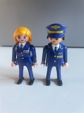 PLAYMOBIL 3185 pilote et Femme