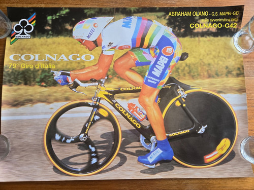 Vintage colnago giro italia - giro, d'italia