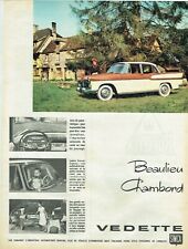 1958 Advertising 029 Simca Vedette Beaulieu Chambord Advertising
