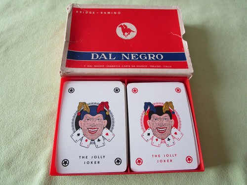 Ancien jeu cartes joker - jeu,