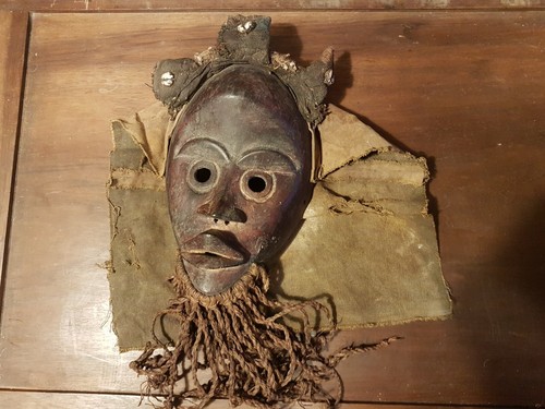 Masque dan africain - dan, bois