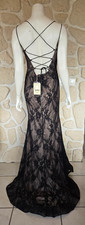Robe de soirée sirène longue noire Eva & Lola neuve (li)