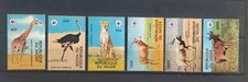 SÉRIE 6 TIMBRES NIGER ANIMAUX