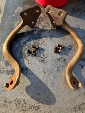 Antique Vintage Theo Kochs Barber Chair Foot Rest Brackets With Hardware