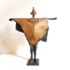 Rare sculpture en bronze signée IOAN PÂRVAN (1950 - 1998) artiste coté.