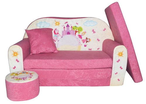 Sofa enfant pink - sofa,