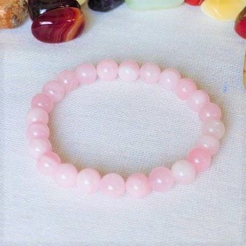 Quartz rose bracelet classique - quartz,