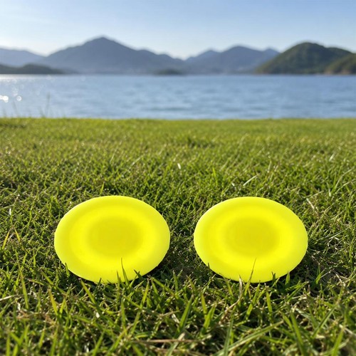Lot frisbees mini jaune - frisbees,