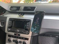  Smartphone mount for VW Audi mobile phone magnet swivel Passat Golf EOS Polo 