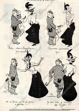 PARIS UNIVERSAL EXHIBITION TOURIST PUTAIN / LOURDEY HUMOR 1900 PROSTITUTE