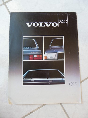 Volvo 240 1983 catalogue - volvo,