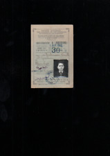 carte d'identité ancien vieux