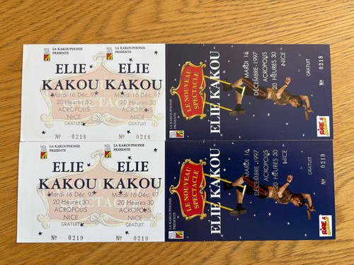 Lot billets de concert - lot,